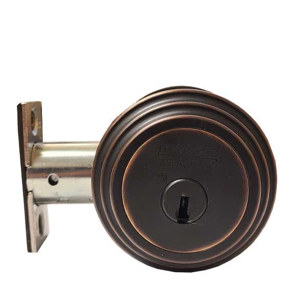 MEDECO: Single Sided Residential Deadbolt - OIL RUBBED BRONZE